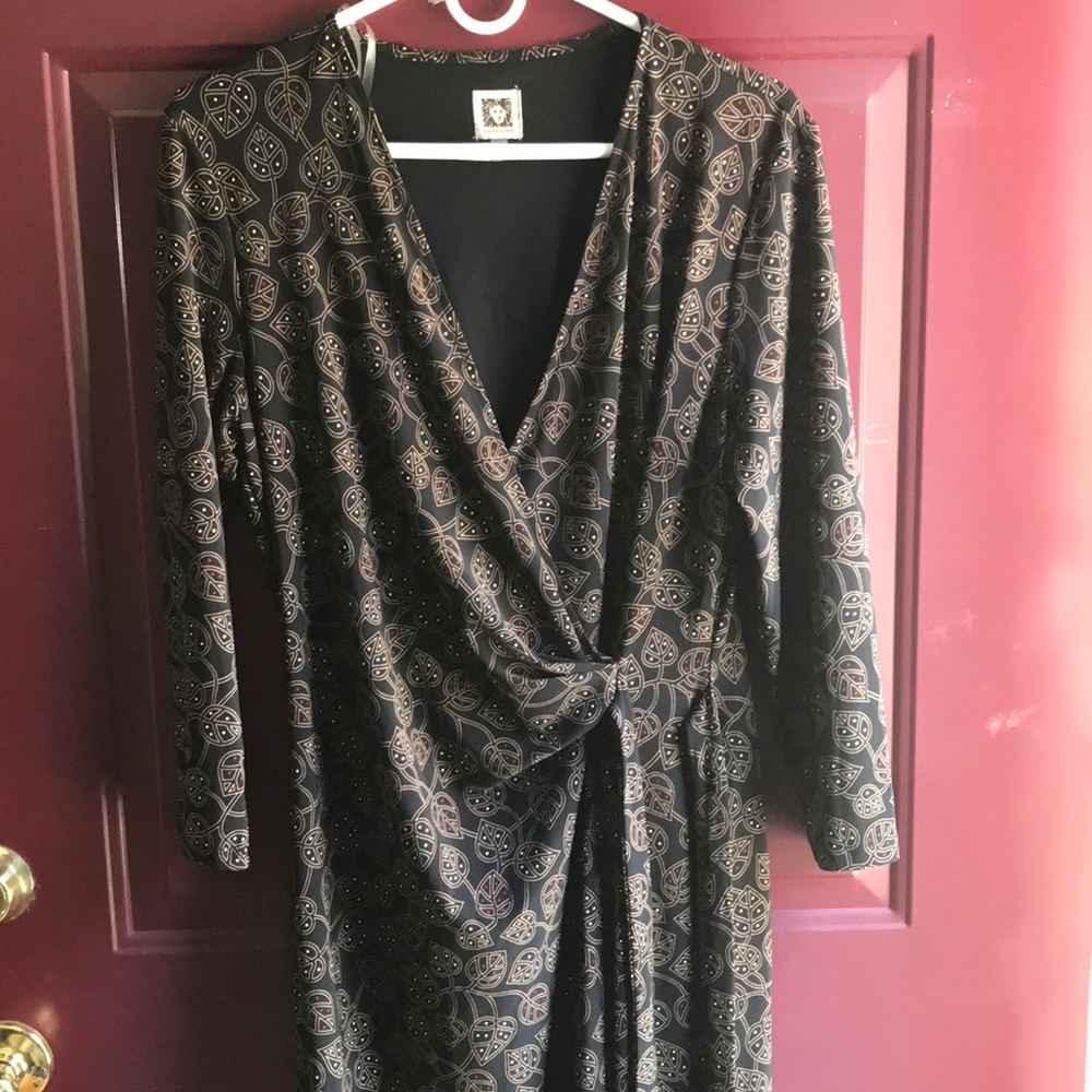 Anne Klein wrap dress